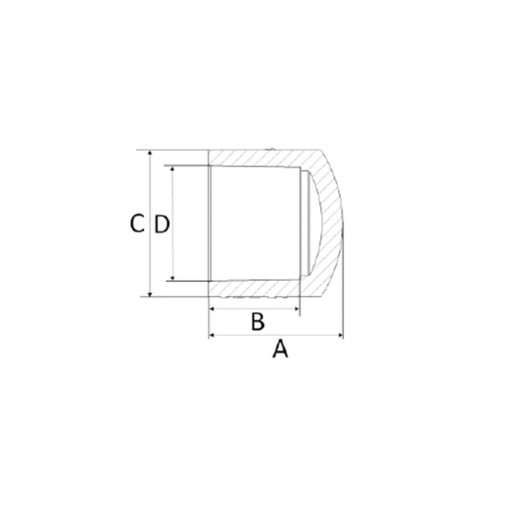 Cap 28mm CPVC Amanco