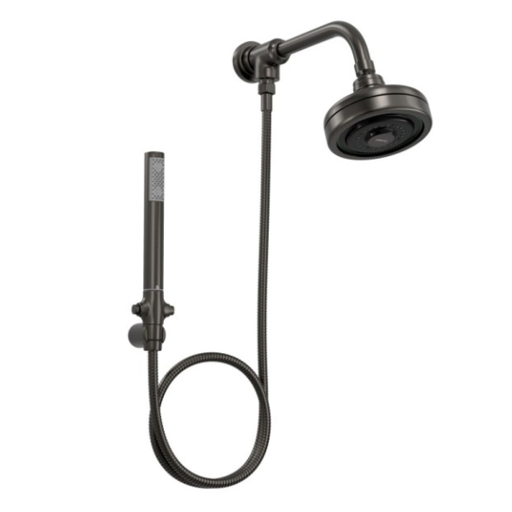 Kit Chuveiro Deca Acqua Plus com Flexível em PVC Dark/Antracite Grafite 1990.GFMT.STDKIT.N Kit Chuveiro Deca Acqua Plus com Flexível em PVC Dark/Antracite Grafite 1990.GFMT.STDKIT.N