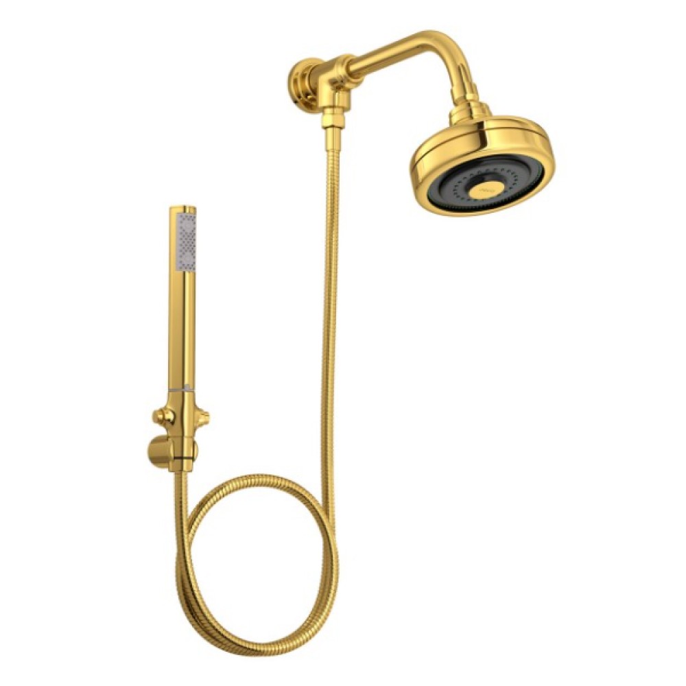 Kit Chuveiro Deca Acqua Plus com Flexível em PVC Gold 1990.GL.STD.KIT.N Kit Chuveiro Deca Acqua Plus com Flexível em PVC Gold 1990.GL.STD.KIT.N