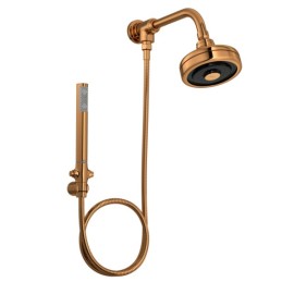 Kit Chuveiro Deca Acqua Plus com Flexível em PVC Red Gold 1990.GLRD.STDKIT.N