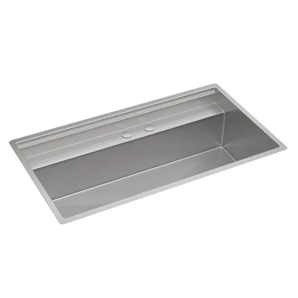Cuba de Cozinha Retangular c/Deck Deca 90x50cm Funstation Inox CC.680.90.FUN.INX Cuba de Cozinha Retangular c/Deck Deca 90x50cm Funstation Inox CC.680.90.FUN.INX