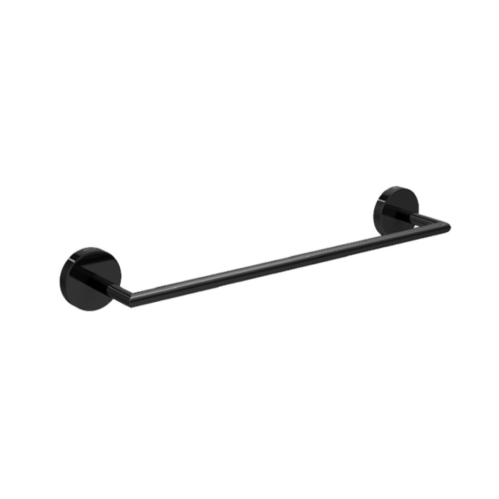 Porta Toalha Deca Disco 40 cm Black Noir 2040.BL.040.DSC.NO Porta Toalha Deca Disco 40 cm Black Noir 2040.BL.040.DSC.NO