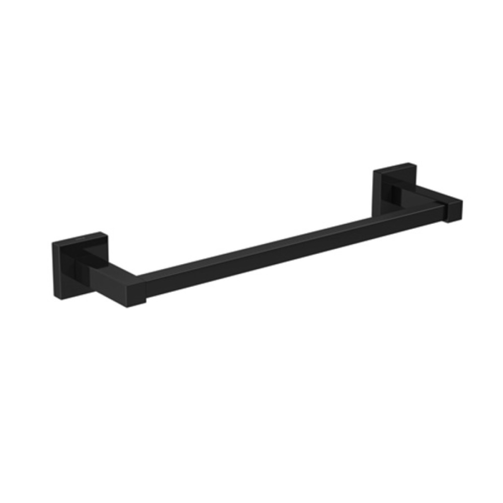 Porta Toalha 30CM Quadratta Black Noir Deca 2040.BL83.030.NO Porta Toalha 30CM Quadratta Black Noir Deca 2040.BL83.030.NO