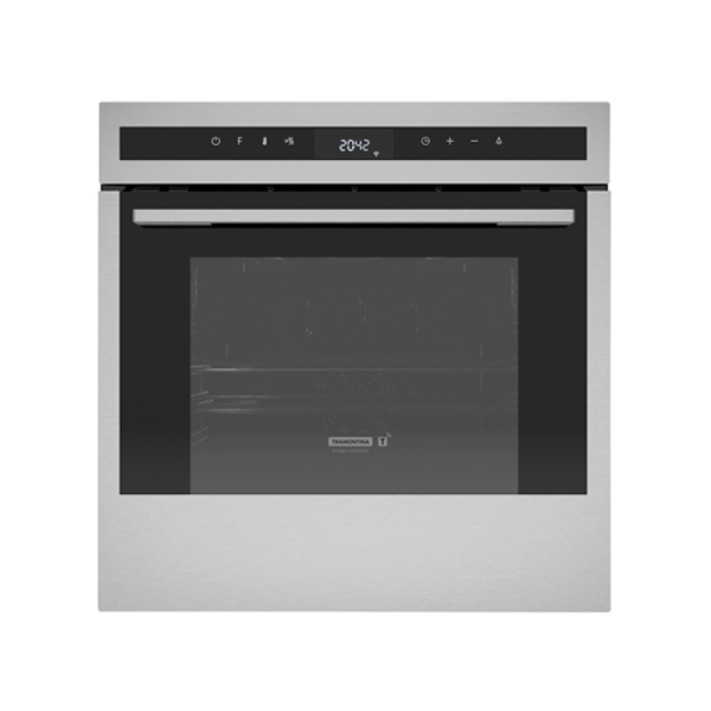 Forno Elétrico Embutir Tramontina Epic T Smart 60 F13 em Aço Inox 73L 94871220 Forno Elétrico Embutir Tramontina Epic T Smart 60 F13 em Aço Inox 73L 94871220