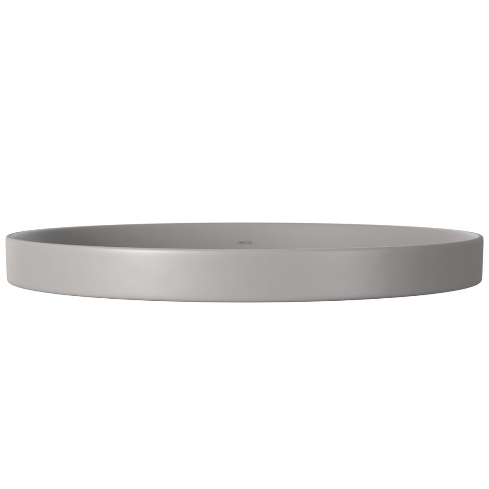 Cuba Slim Sobrepor Deca Redonda 40cm Cinza Antracite L.22040.85