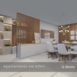 Apartamento até 80m², Projeto de Decoração Online