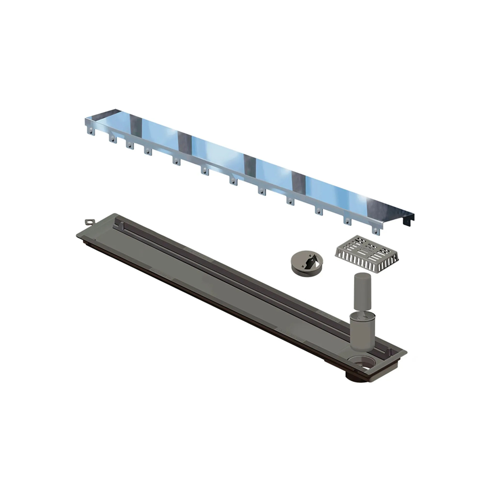 Ralo Linear Elleve Versatile Tampa Inox Polida 75 Cm - 4262 Ralo Linear Elleve Versatile Tampa Inox Polida 75 Cm - 4262