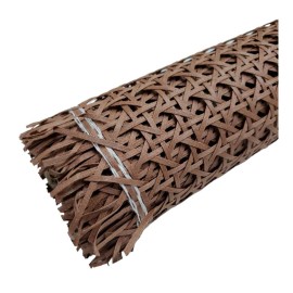Tela Sextavada Palhinha Indiana Algodão com fibras (ALG06 - Nogueira 80 cm)