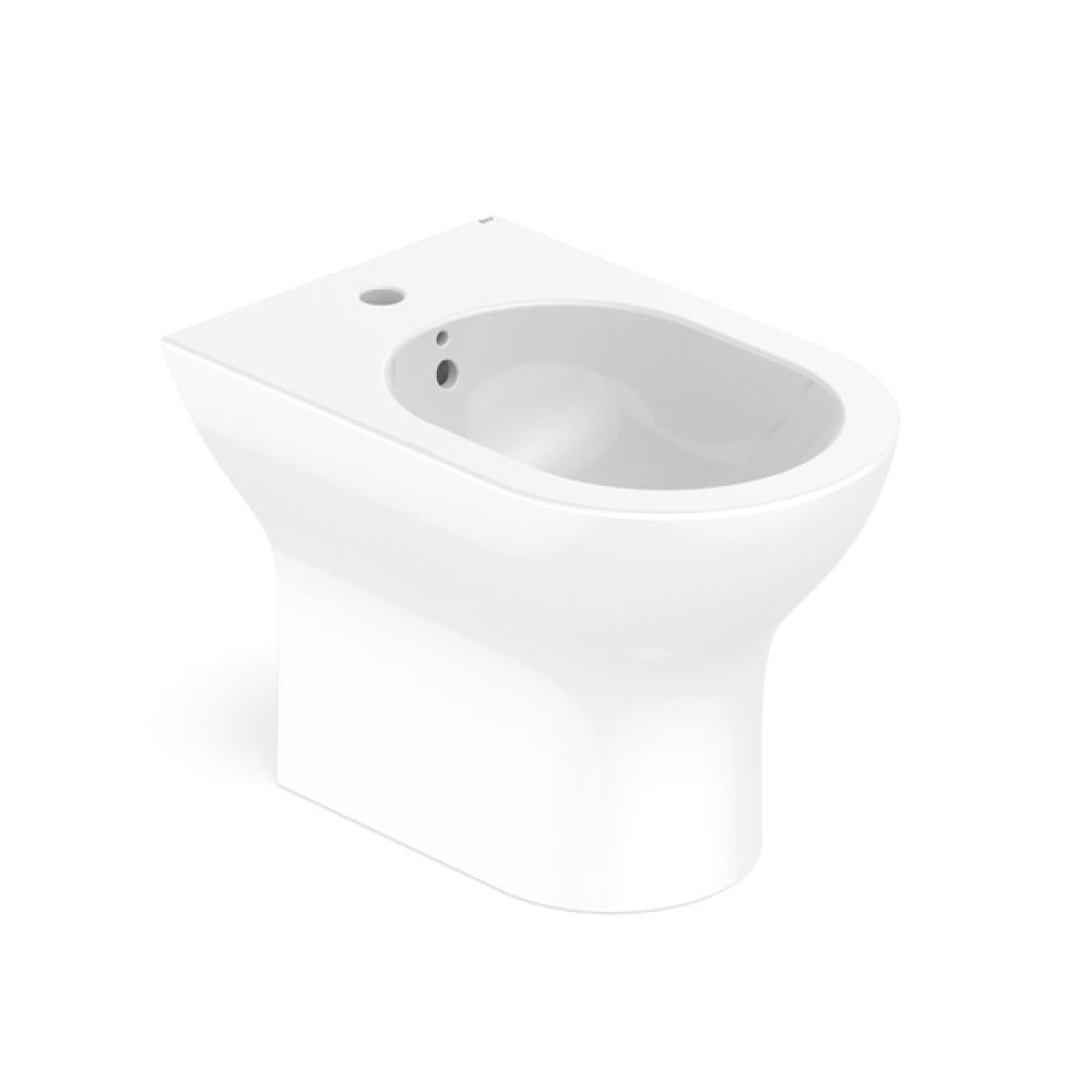 Bidê com 1 Furo para Monocomando com Ladrão Nexo Branco B357434002 Roca Bidê com 1 Furo para Monocomando com Ladrão Nexo Branco B357434002 Roca