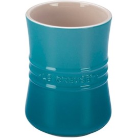 Porta Utensílios de Cerâmica Le Creuset Azul Caribe 11X16CM