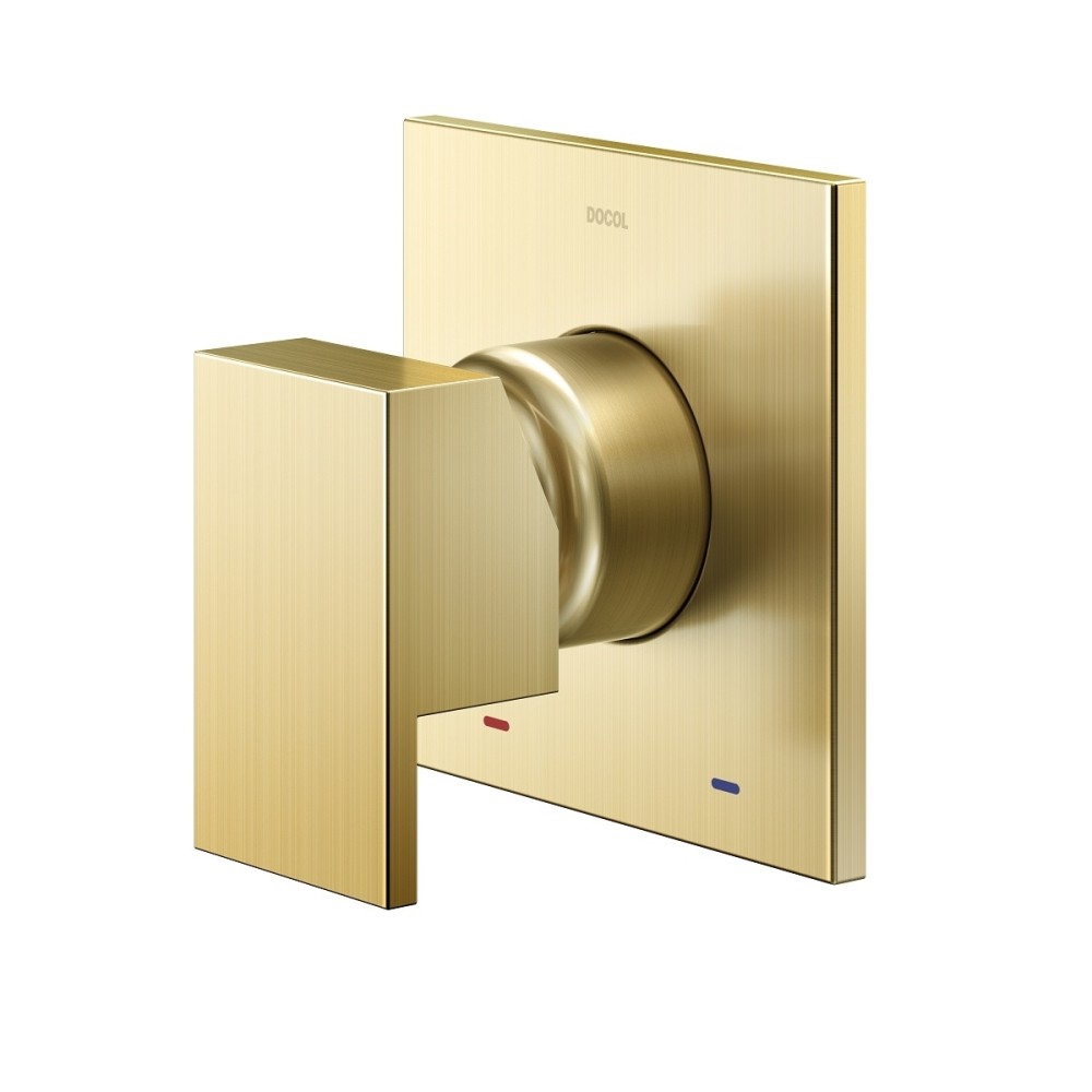 Acabamento monocomando base baixa pressão New Edge/Minima ouro escovado 00925972 Acabamento monocomando base baixa pressão New Edge/Minima ouro escovado 00925972
