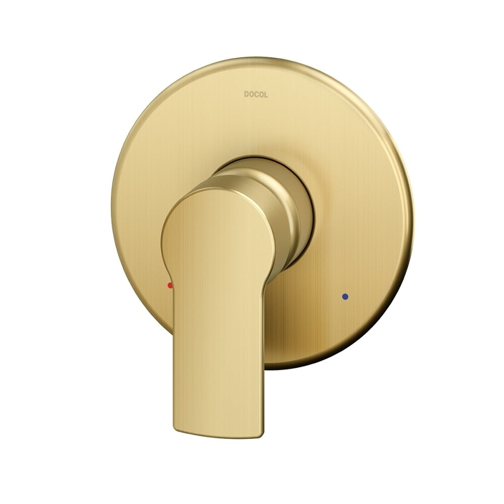 Acabamento monocomando chuveiro baixa pressão 3/4" Argon ouro escovado 00848672 Acabamento monocomando chuveiro baixa pressão 3/4" Argon ouro escovado 00848672
