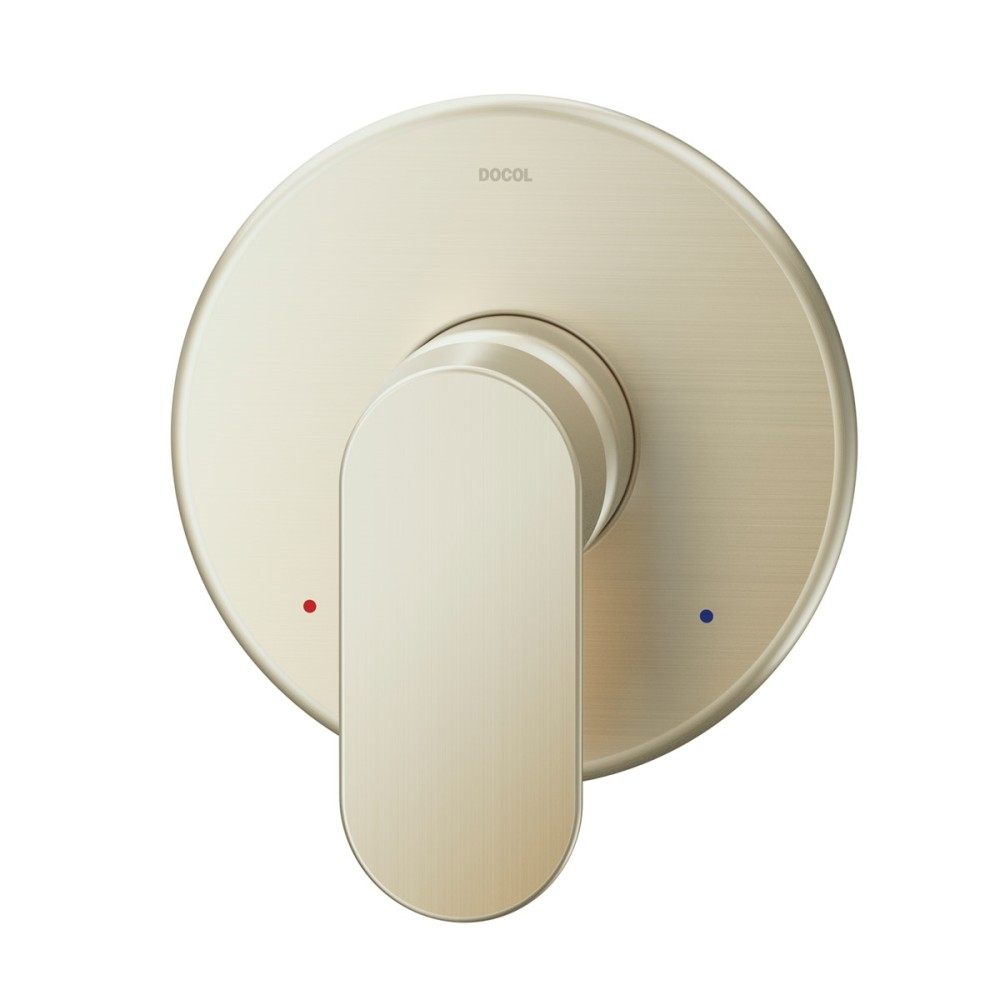 Acabamento monocomando chuveiro baixa pressão 3/4" Docol Kaila níquel escovado 00886744 Acabamento monocomando chuveiro baixa pressão 3/4" Docol Kaila níquel escovado 00886744