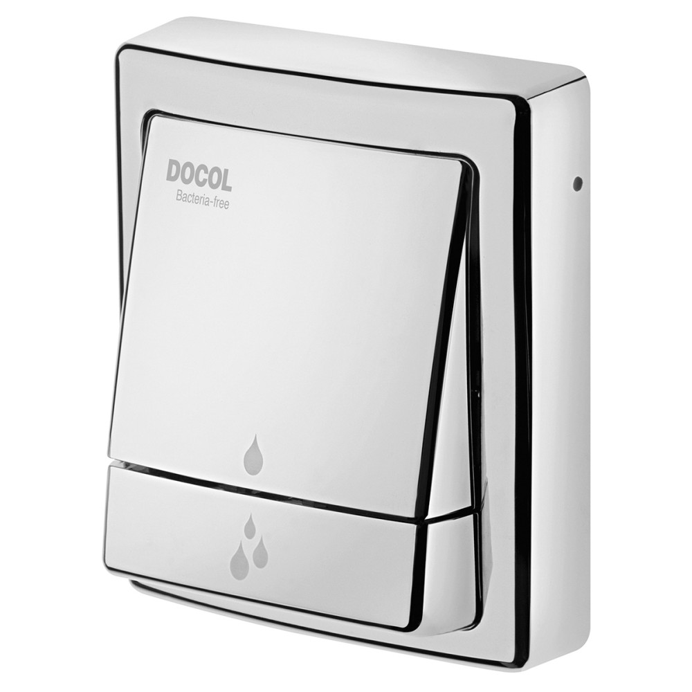 Acabamento válvula descarga Salvágua Bacteria-Free Square cromado 00449538 Acabamento válvula descarga Salvágua Bacteria-Free Square cromado 00449538