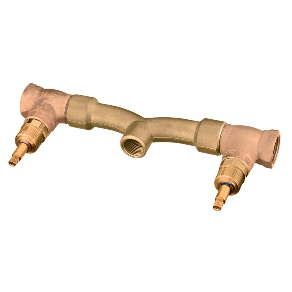 Misturador para banheira ou ducha higiênica de acionamento 1/2 volta - 1/2" Docol Base 00416800 Misturador para banheira ou ducha higiênica de acionamento 1/2 volta - 1/2" Docol Base 00416800