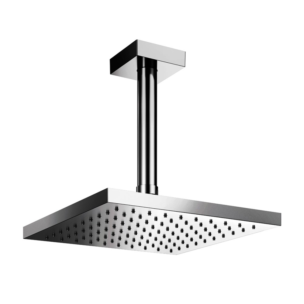 Chuveiro Q200 Teto DocolHeaven grafite polido 00909248 Chuveiro Q200 Teto DocolHeaven grafite polido 00909248