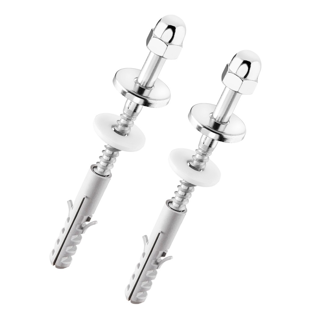 Conjunto parafuso de fixação para bacia e mictório inox 00796300 Conjunto parafuso de fixação para bacia e mictório inox 00796300