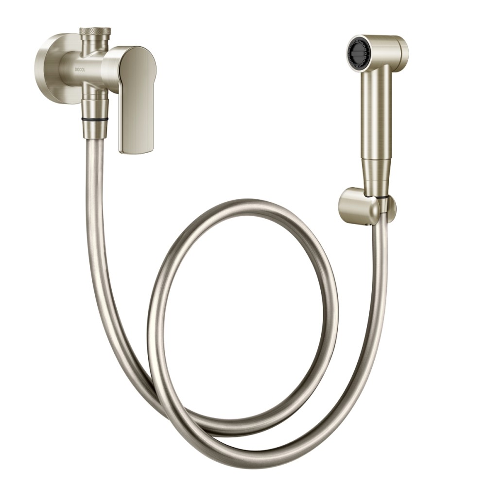 Ducha higiênica registro e derivação 1/2" Argon níquel escovado 00848844 Ducha higiênica registro e derivação 1/2" Argon níquel escovado 00848844