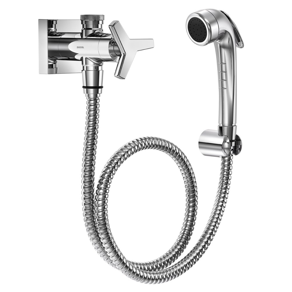 Ducha higiênica registro e derivação com gatilho DocolCity cromado 00876906 Ducha higiênica registro e derivação com gatilho DocolCity cromado 00876906