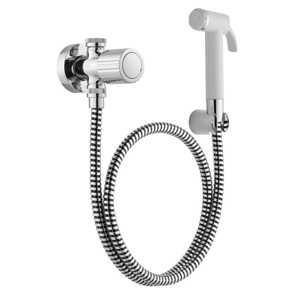 Ducha higiênica registro e derivação com gatilho Itapema Bella cromado 00442760 Ducha higiênica registro e derivação com gatilho Itapema Bella cromado 00442760