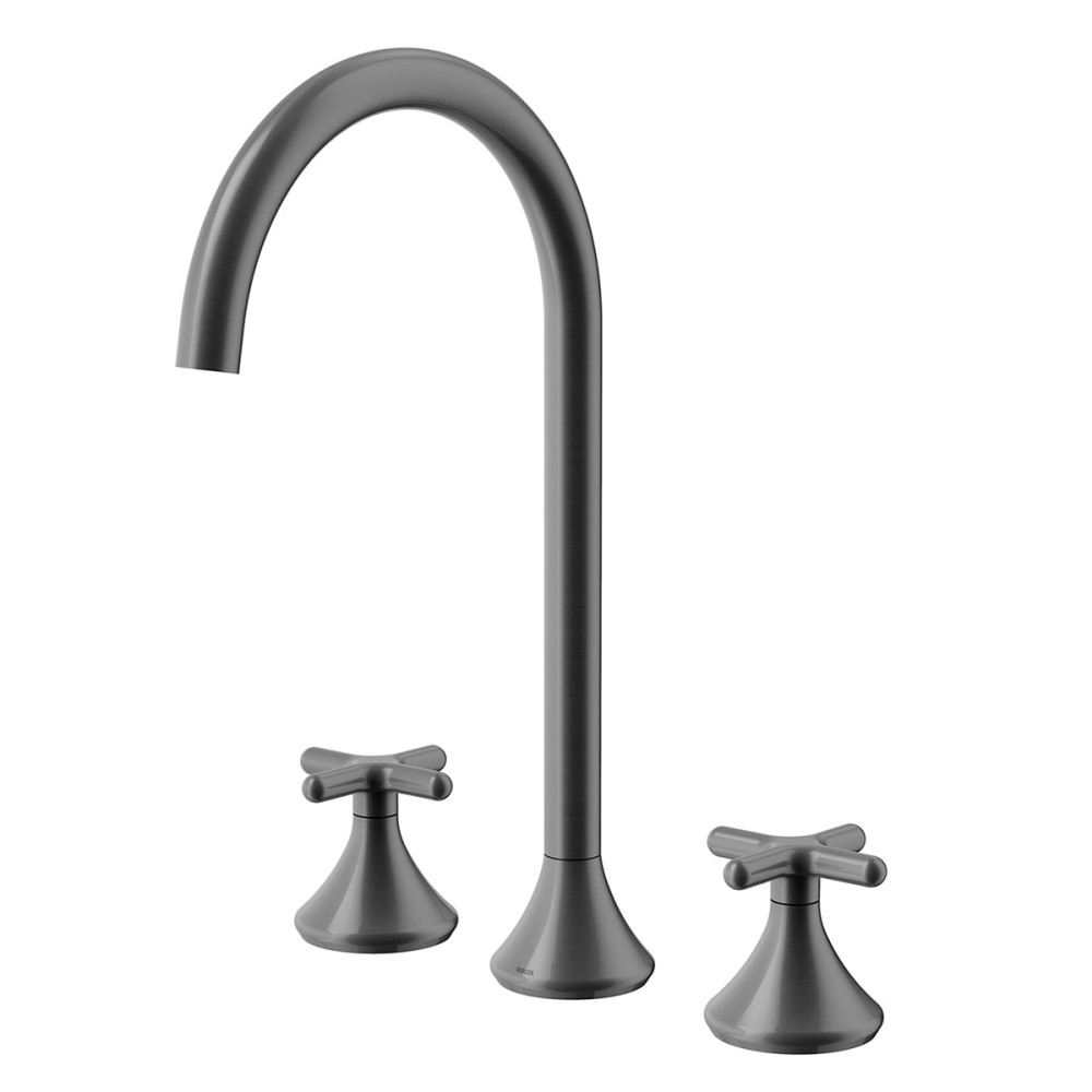Misturador banheiro 340 Liss grafite escovado 00920770 Misturador banheiro 340 Liss grafite escovado 00920770