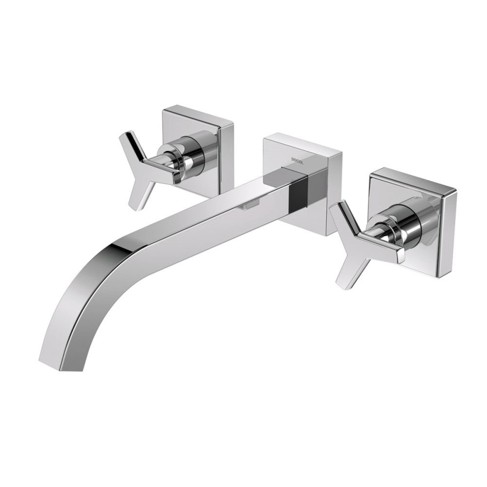 Misturador parede lavatório DocolCity cromado 00878006 Misturador parede lavatório DocolCity cromado 00878006
