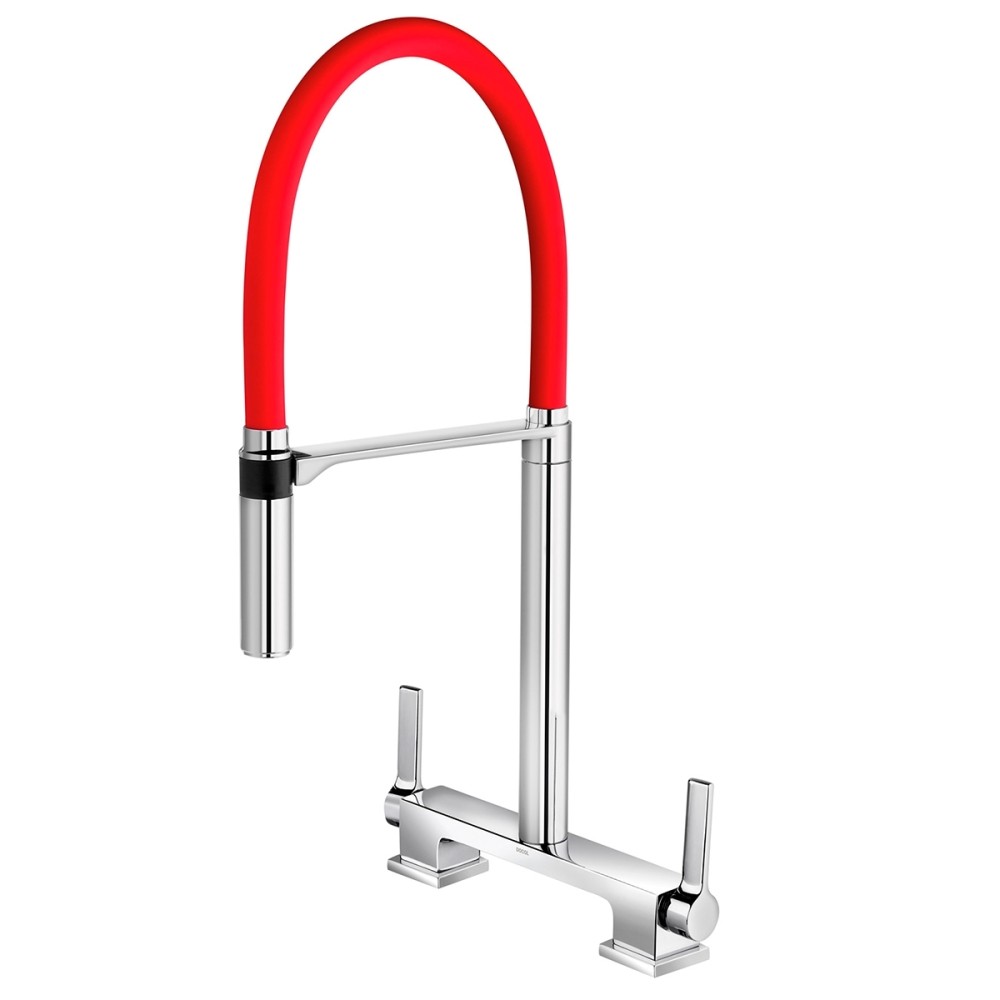 Misturador cozinha bica alta Doc vermelho 00738779 Misturador cozinha bica alta Doc vermelho 00738779