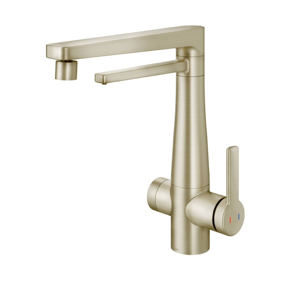 Monocomando para cozinha com purificador de água Docol Vitalis níquel escovado 00808944 Monocomando para cozinha com purificador de água Docol Vitalis níquel escovado 00808944