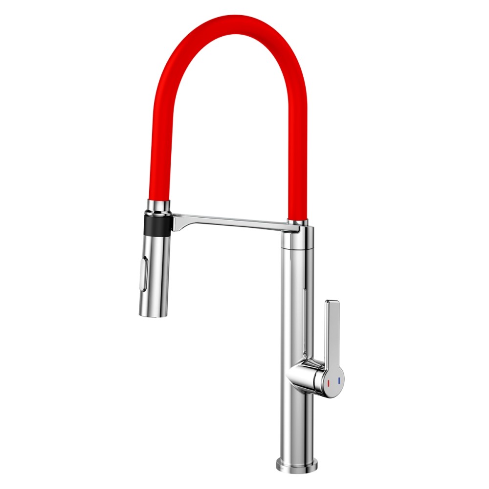 Monocomando para cozinha Doc vermelho 00695779 Monocomando para cozinha Doc vermelho 00695779