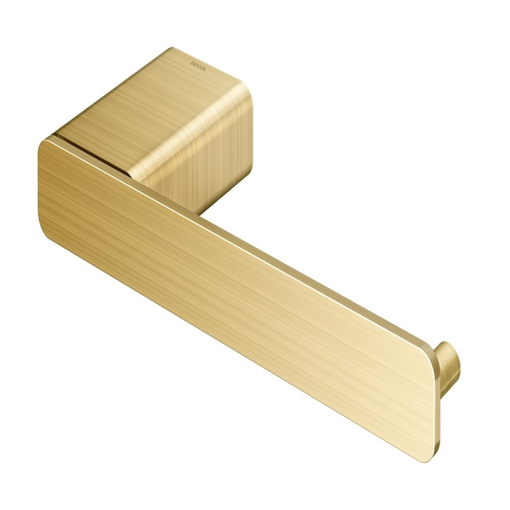 Papeleira de parede DocolFlat ouro escovado 00960872 Papeleira de parede DocolFlat ouro escovado 00960872