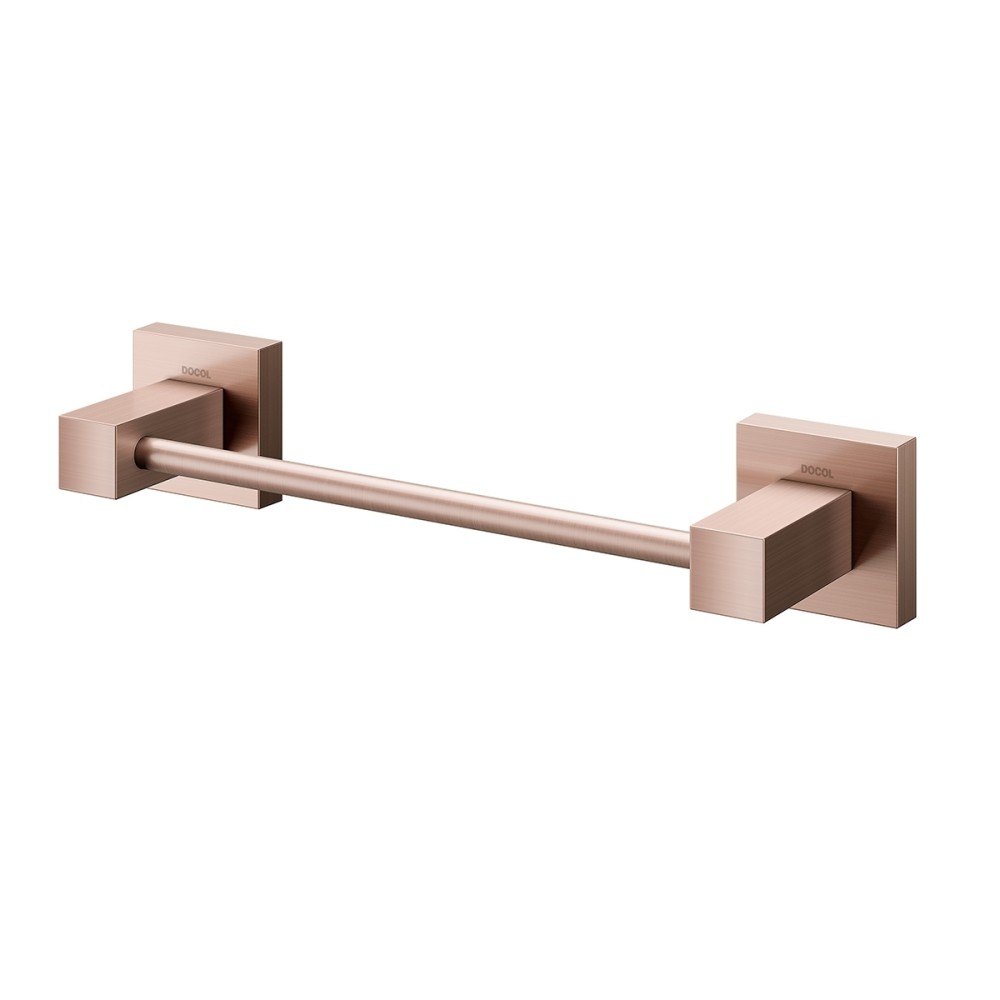 Porta-toalha rosto 265 mm de parede Square cobre escovado 00388469 Porta-toalha rosto 265 mm de parede Square cobre escovado 00388469