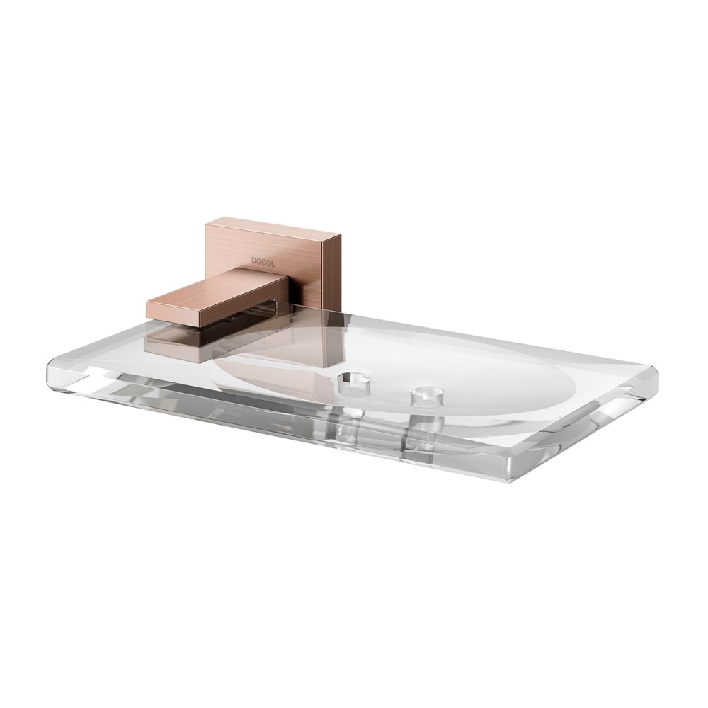Saboneteira de parede Square cobre escovado 00387969 Saboneteira de parede Square cobre escovado 00387969