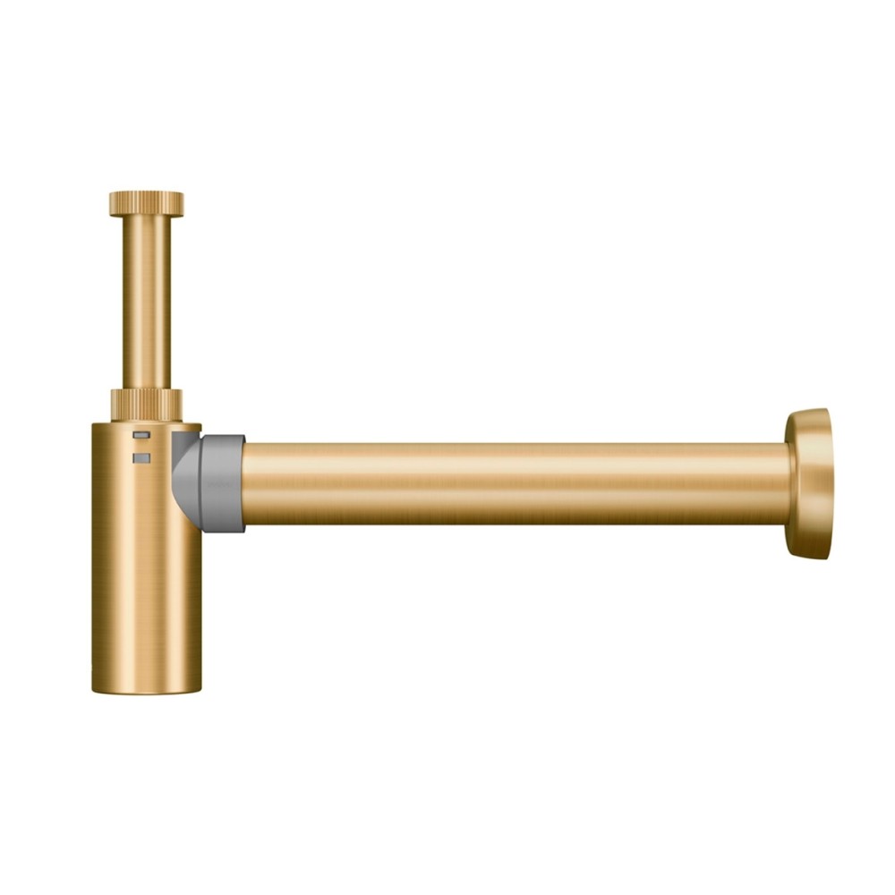 Sifão de parede para lavatório Top ouro escovado 00322672 Sifão de parede para lavatório Top ouro escovado 00322672