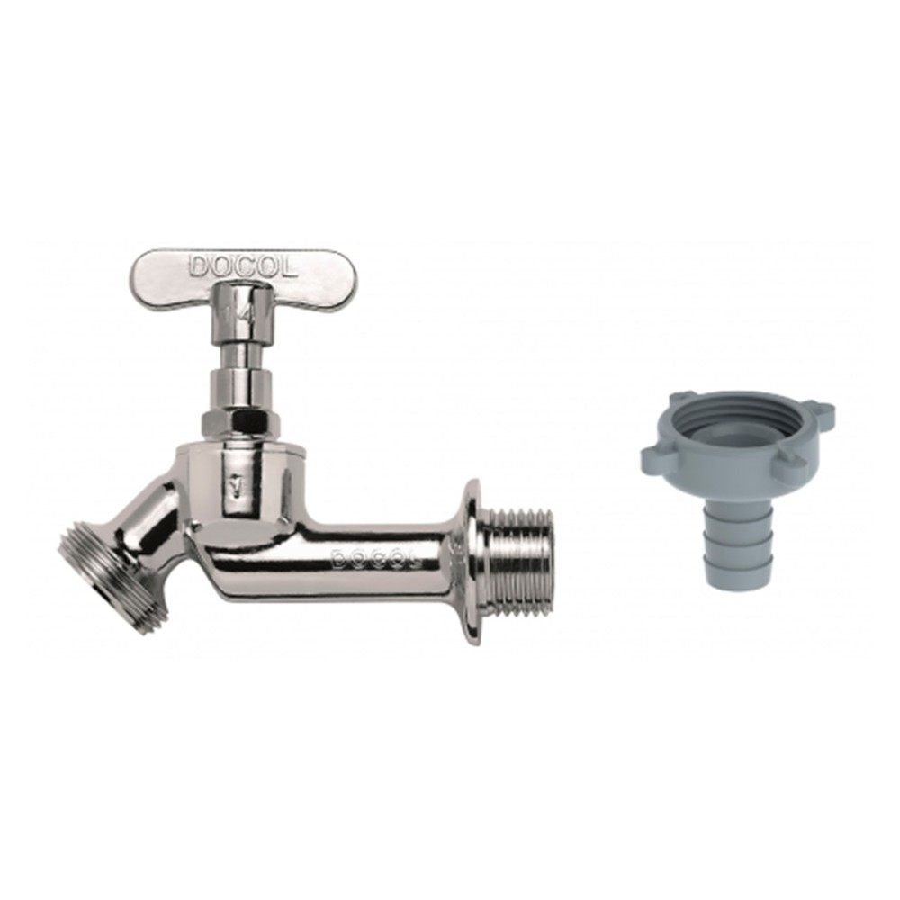 Torneira angular 1122 para jardim 1/2" e 3/4" latão 20000206 Torneira angular 1122 para jardim 1/2" e 3/4" latão 20000206