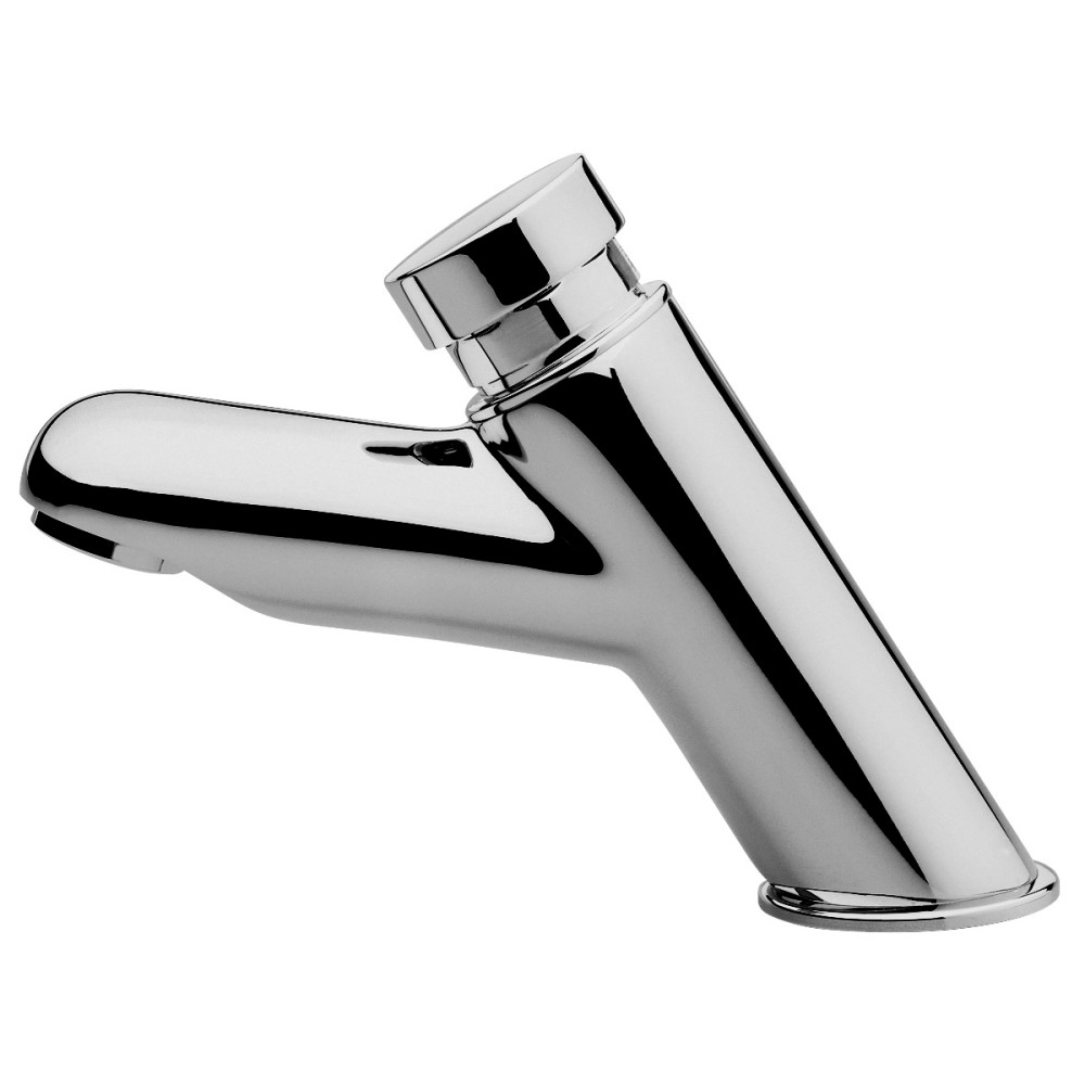 Torneira bica baixa de mesa pra lavatório Ciclo Fixo PressMatic 110 cromado 00632706 Torneira bica baixa de mesa pra lavatório Ciclo Fixo PressMatic 110 cromado 00632706
