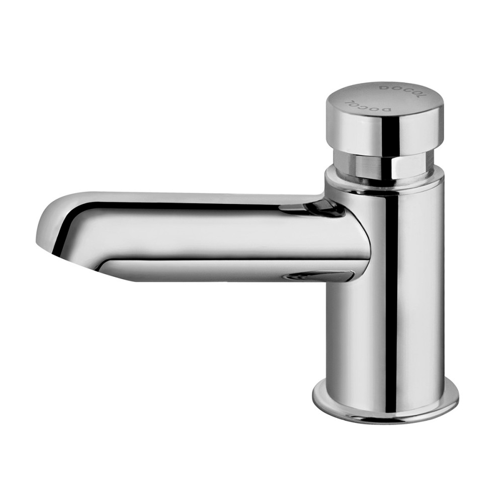 Torneira bica baixa de mesa para lavatório PressMatic Alfa cromado 00446106 Torneira bica baixa de mesa para lavatório PressMatic Alfa cromado 00446106