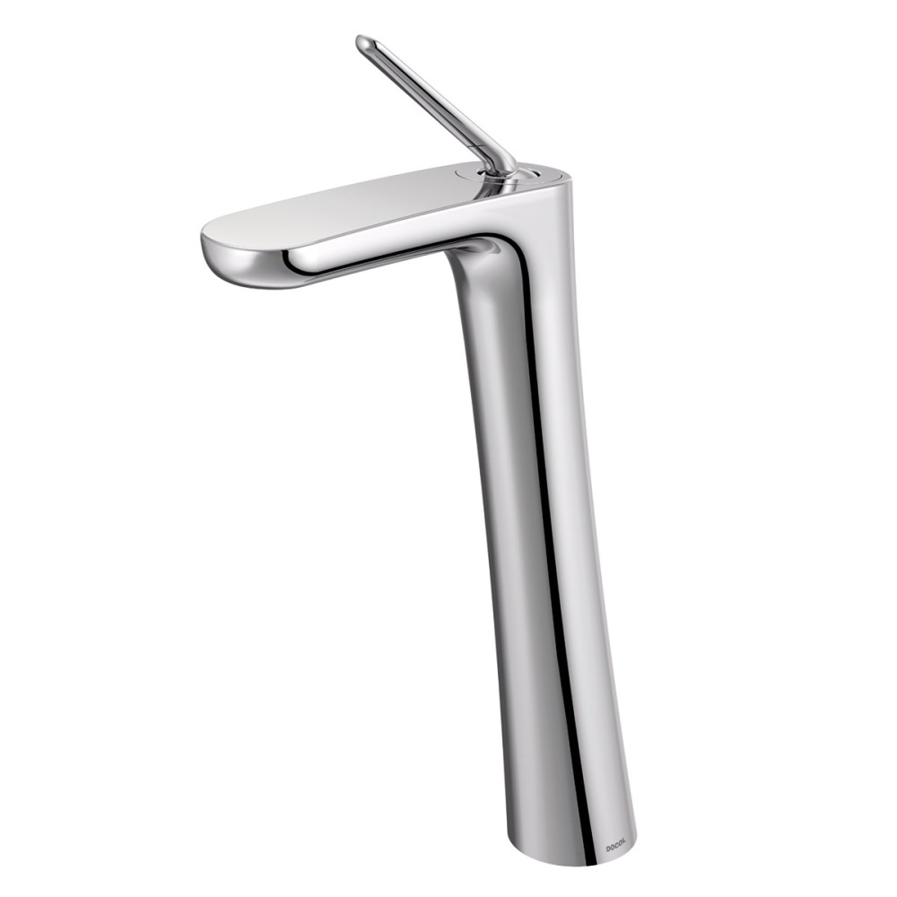 Torneira bica alta de mesa para lavatório DocolKaila cromado 00886206 Torneira bica alta de mesa para lavatório DocolKaila cromado 00886206