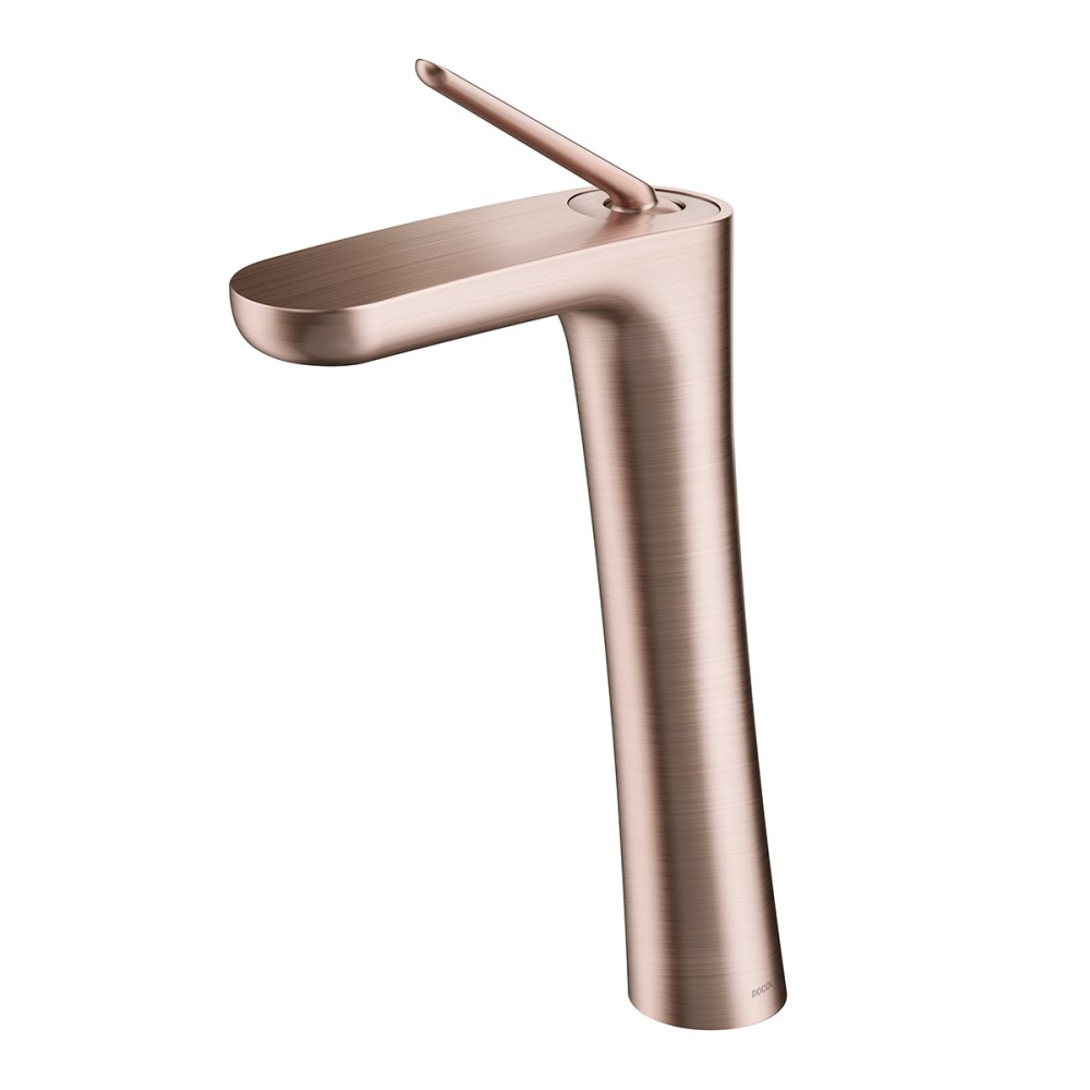 Torneira bica alta de mesa para lavatório DocolKaila cobre escovado 00886269 Torneira bica alta de mesa para lavatório DocolKaila cobre escovado 00886269