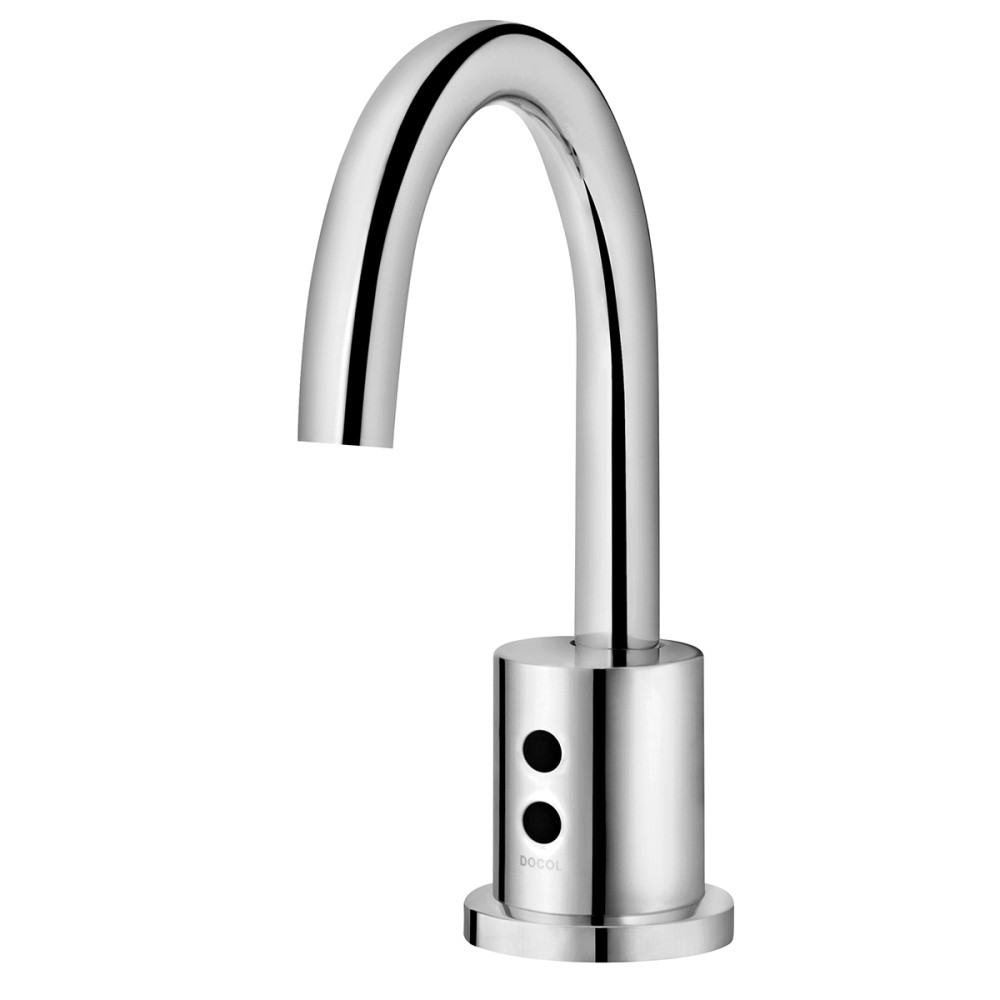 Torneira bica baixa de mesa para lavatório DocolEletric cromado 00218106 Torneira bica baixa de mesa para lavatório DocolEletric cromado 00218106