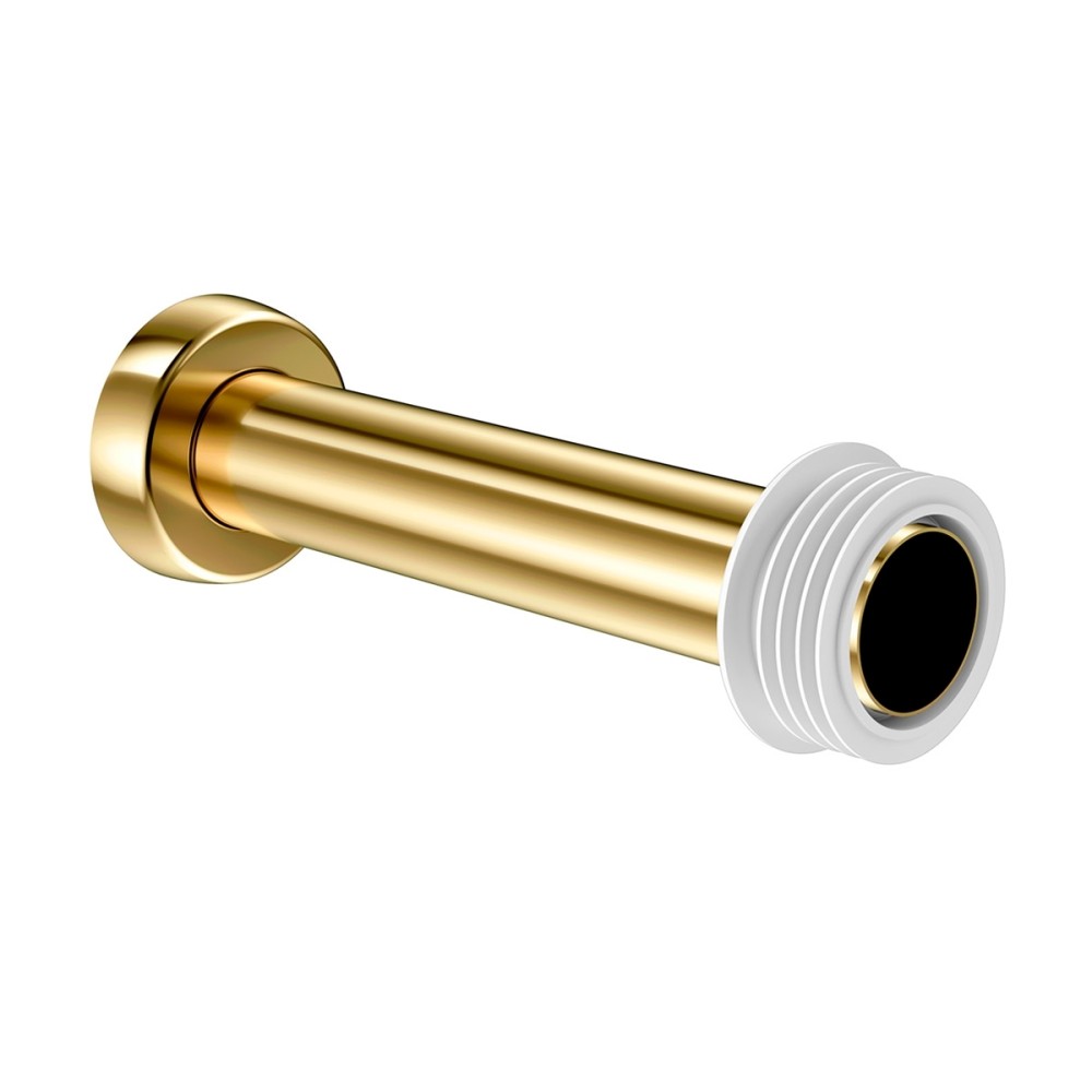 Tubo de ligação bacia 25 cm ouro polido 00626343 Tubo de ligação bacia 25 cm ouro polido 00626343