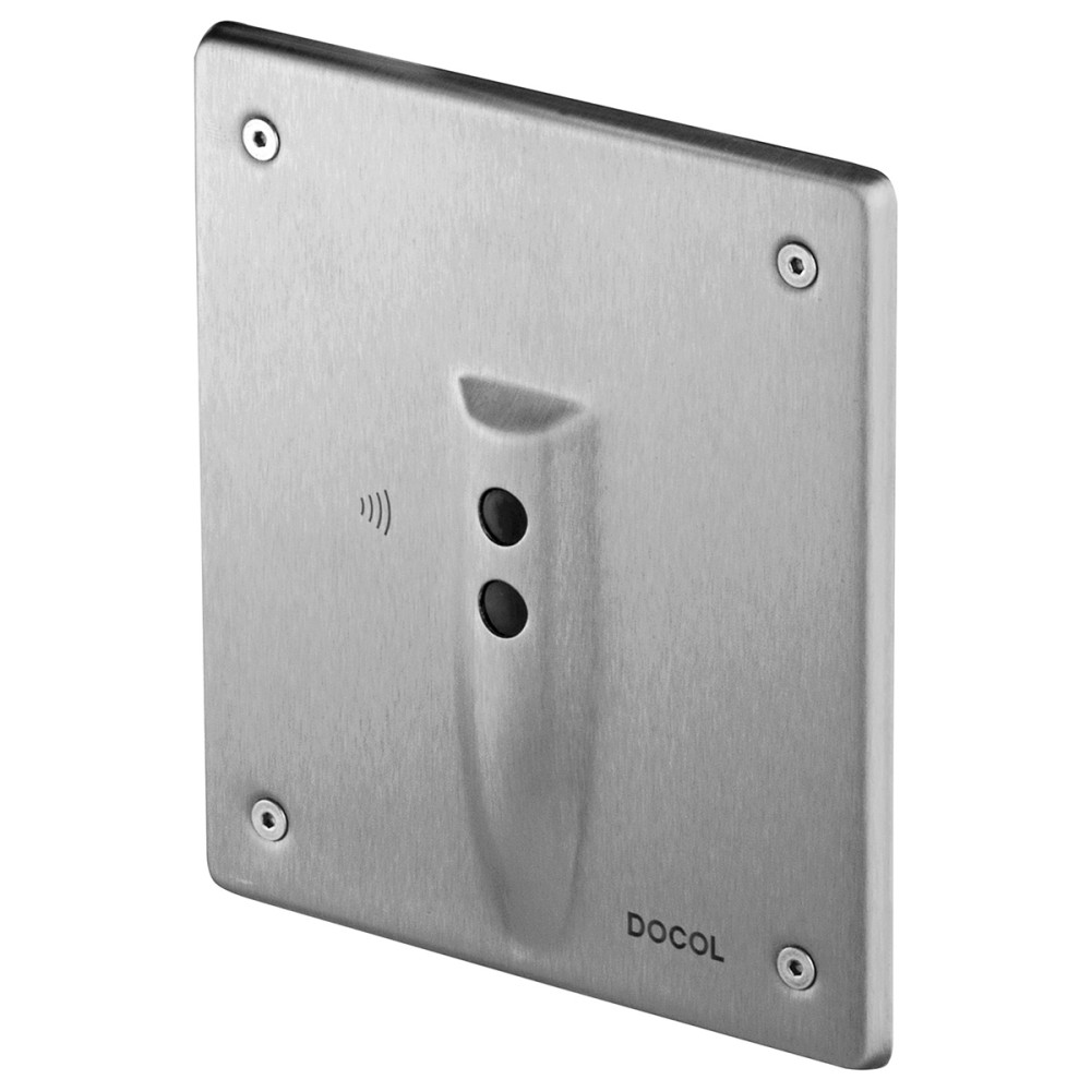 Válvula de parede DocolSensor embutido para mictório DocolEletric inox escovado 00442416 Válvula de parede DocolSensor embutido para mictório DocolEletric inox escovado 00442416