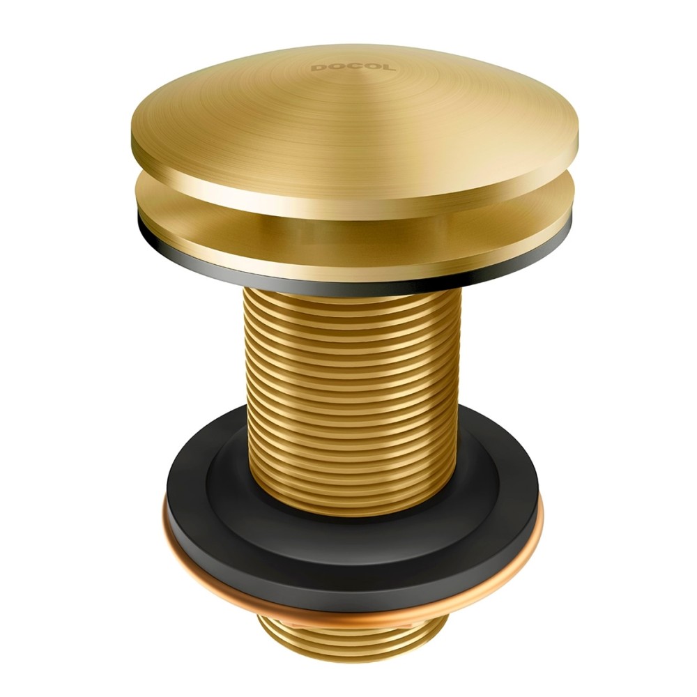 Válvula de saída d'água Click Clack ouro escovado 00922472 Válvula de saída d'água Click Clack ouro escovado 00922472