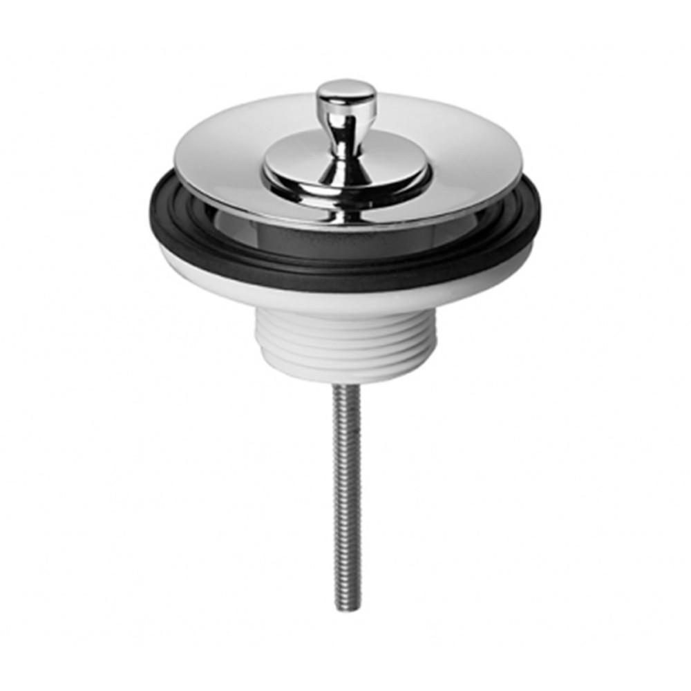 Válvula de saída d'água universal com tampa de metal Docol Luxo 00444306 Válvula de saída d'água universal com tampa de metal Docol Luxo 00444306