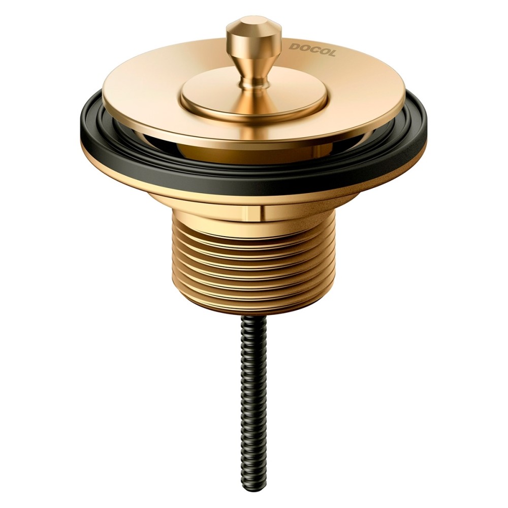 Válvula de saída d'água universal para banheiro em metal 7/8" ouro polido 00486343 Válvula de saída d'água universal para banheiro em metal 7/8" ouro polido 00486343