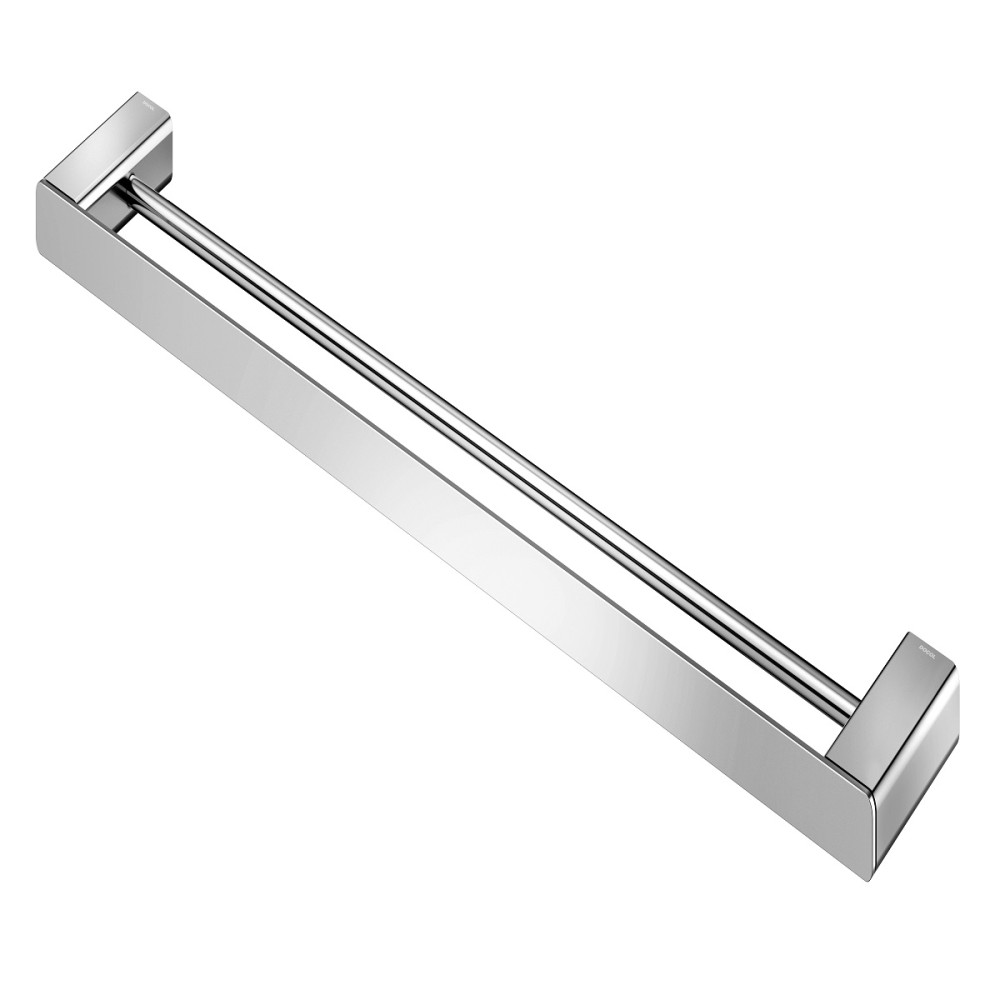 Porta-toalhas duplo 676 mm DocolFlat cromado 01013706 Porta-toalhas duplo 676 mm DocolFlat cromado 01013706