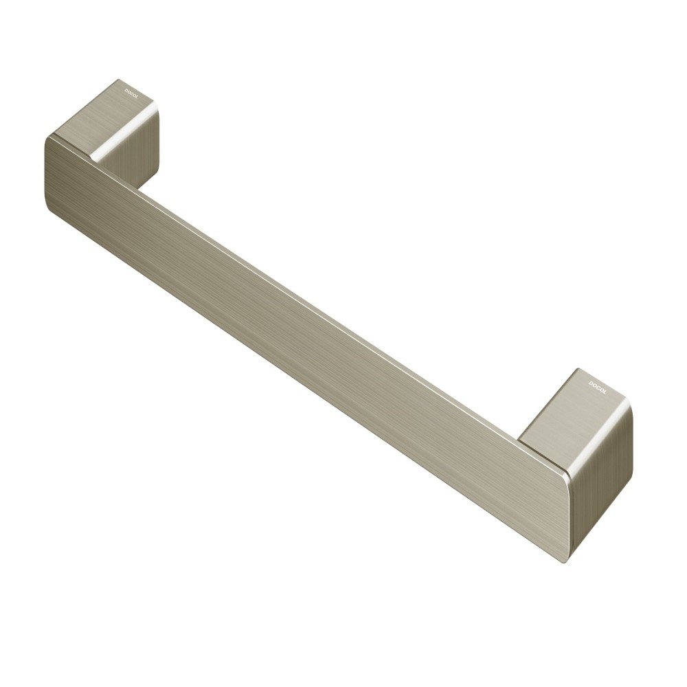 Porta-toalhas de rosto 376 mm DocolFlat níquel escovado 01013644 Porta-toalhas de rosto 376 mm DocolFlat níquel escovado 01013644
