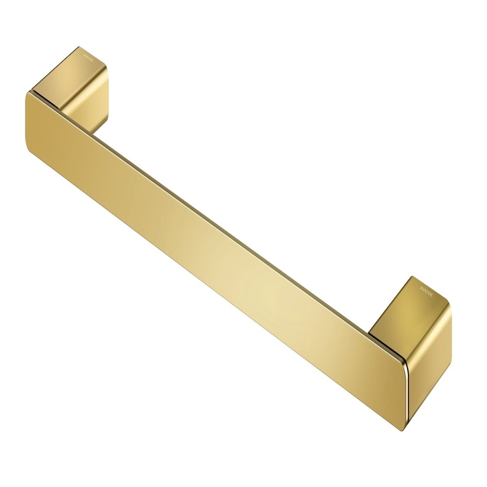 Porta-toalhas de rosto 376 mm DocolFlat ouro polido 01013643 Porta-toalhas de rosto 376 mm DocolFlat ouro polido 01013643
