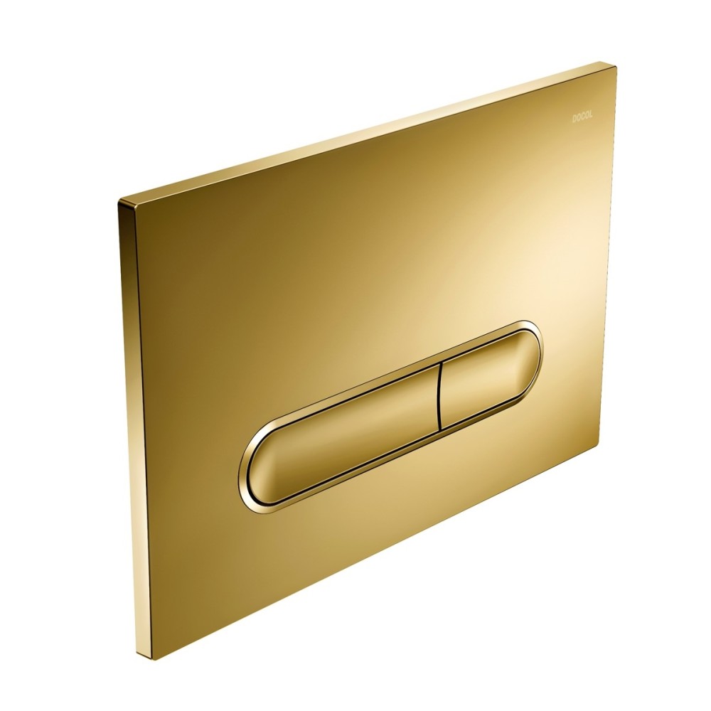Acabamento Caixa Descarga Embutida Salvágua Ouro Polido 00949343 Acabamento Caixa Descarga Embutida Salvágua Ouro Polido 00949343