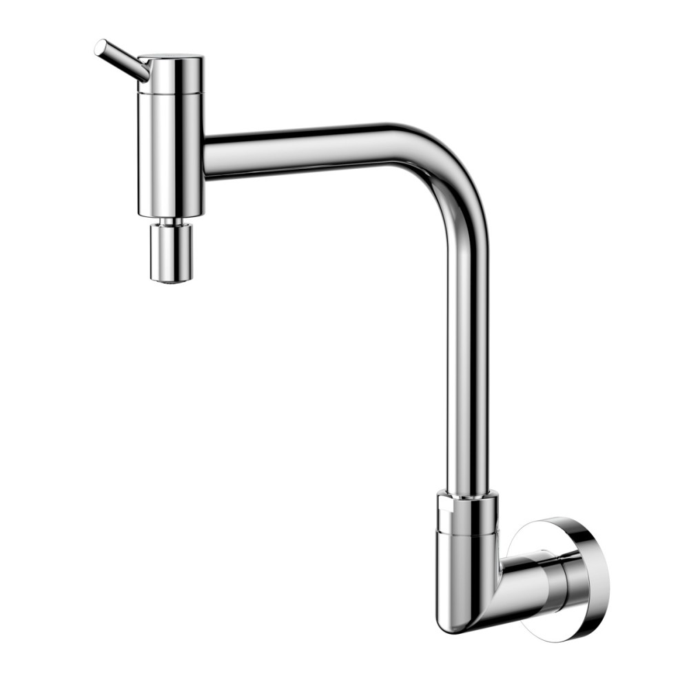 Torneira para cozinha de parede bica móvel 90° Nova Lóggica 01138206 Torneira para cozinha de parede bica móvel 90° Nova Lóggica 01138206