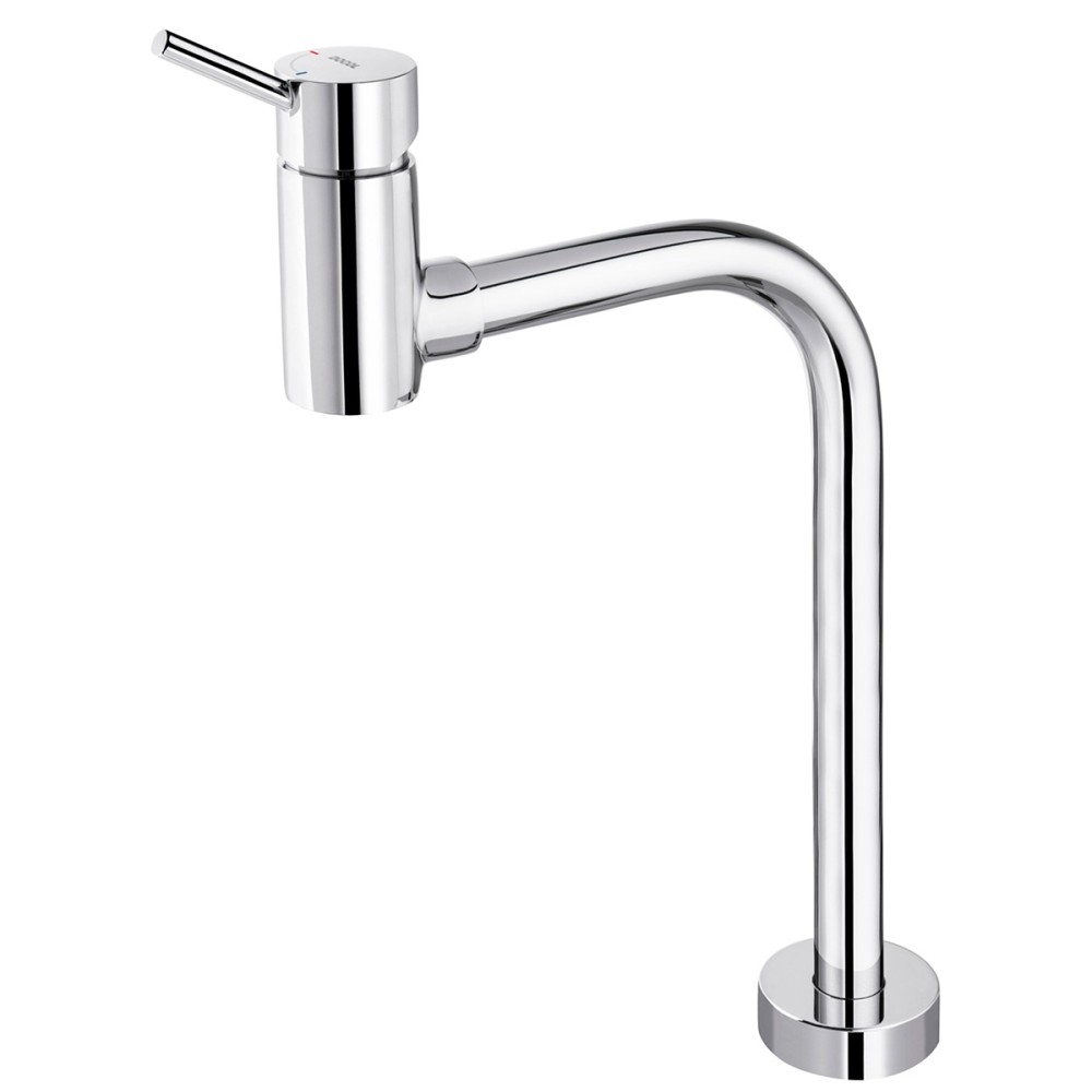 Monocomando bica alta 90° mesa lavatório ColdStart LEED Lóggica cromado 01068106 Monocomando bica alta 90° mesa lavatório ColdStart LEED Lóggica cromado 01068106